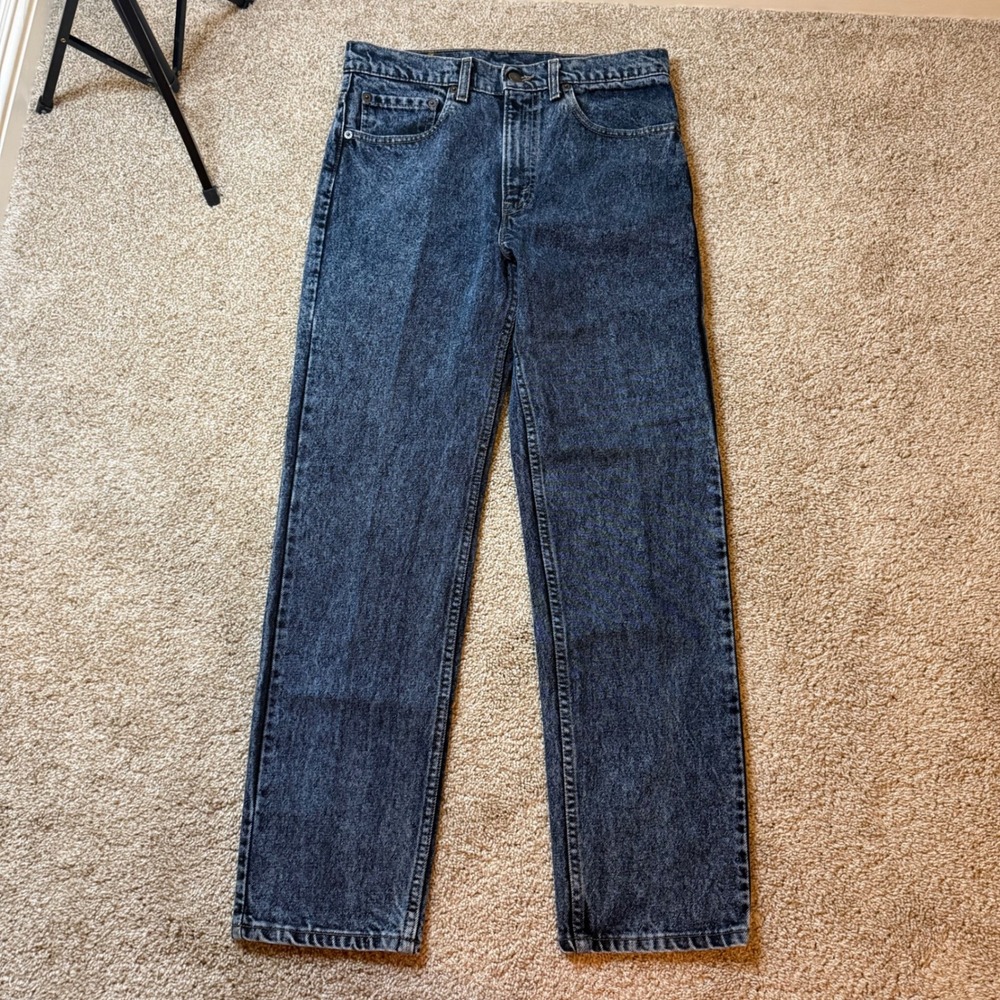 Levi 505 Jeans Mens 32x30 (fits 31x29) Acid Wash Straight Leg Made in USA Denim